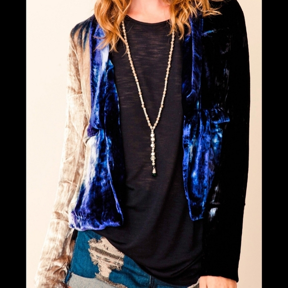 Chaser Jackets & Blazers - 《Chaser》 velvet dye pattern blazer